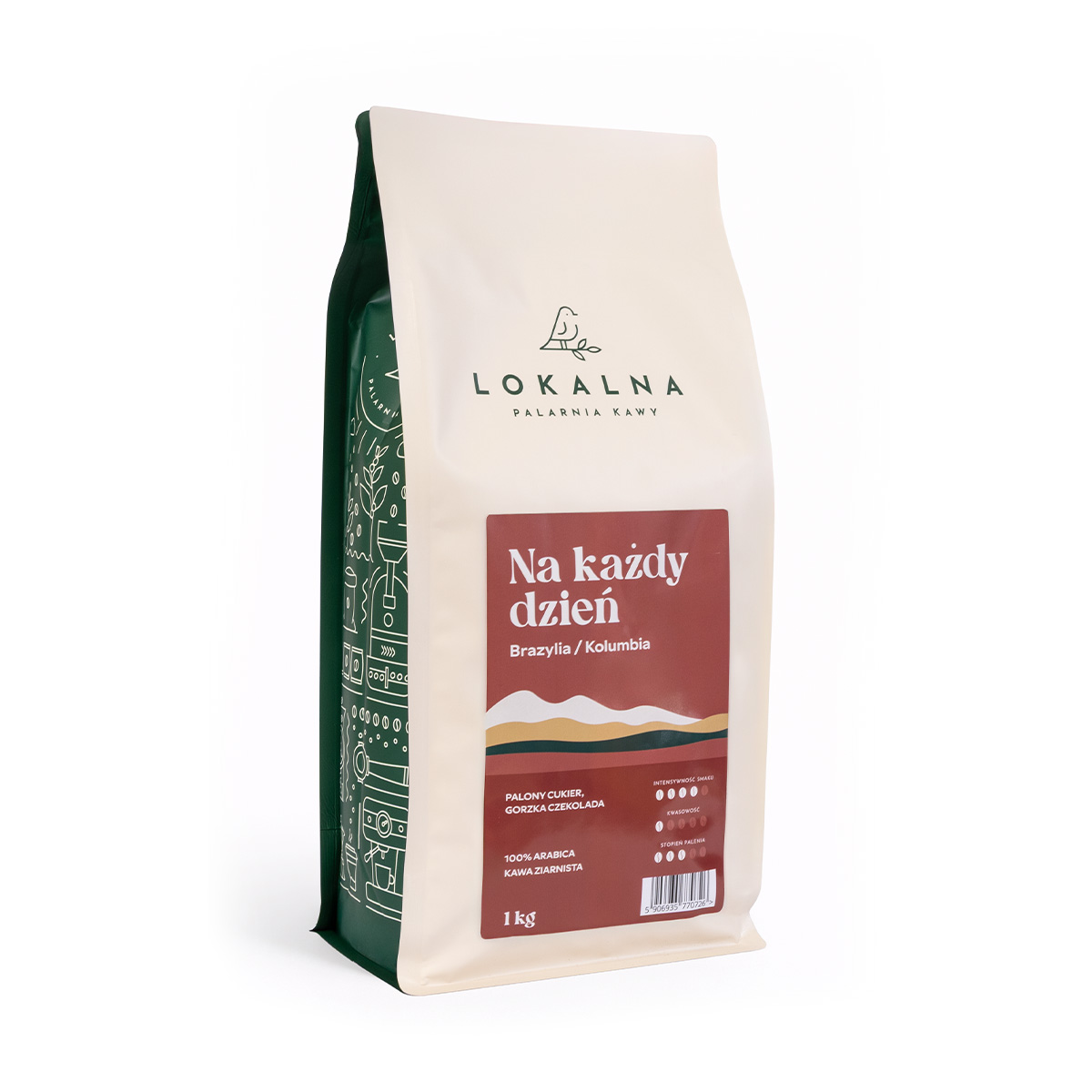 Na każdy dzień - Brazylia / Kolumbia - Lokalna Palarnia Opole Kawa ziarnista Na każdy dzień - Brazylia / Kolumbia - Lokalna Palarnia Opole Kawa ziarnista