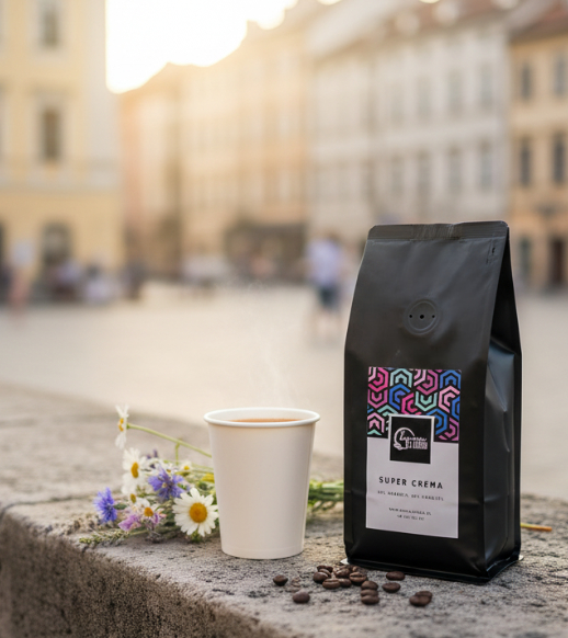 kawa ziarnista super crema - KDB Opole